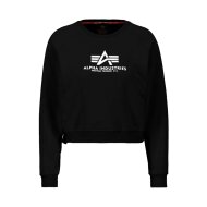 Alpha Industries Damen Basic Boxy Sweater Wmn black