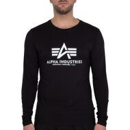 Alpha Industries Herren Longsleeve T-Shirt Basic LS black