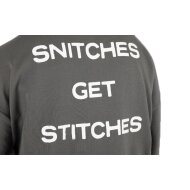 Fast and Bright Herren Oversized Sweater Snitches washedblack/grey
