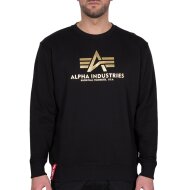 Alpha Industries Herren Sweater Basic Foil Print...