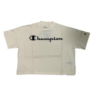 Champion Damen Crop Top American Classics vintage white