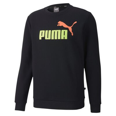 PUMA Essentials 2  Color Crew Sweat FL Big Logo puma black S