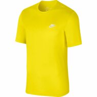Nike Herren T-Shirt Embroidered Little Logo opti yellow/white