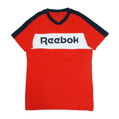 Reebok Herren T-Shirt Color Block red