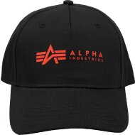 Alpha Industries Alpha Cap black/red