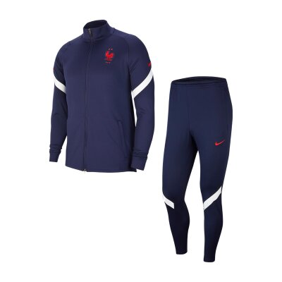 Nike Frankreich FFF Strike Trainingsanzug blackened blue/university red