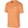 Nike Herren T-Shirt Embroidered Little Logo orange trance/white XXL