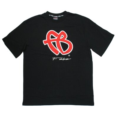FUBU Herren T-Shirt Classic black/red/white S