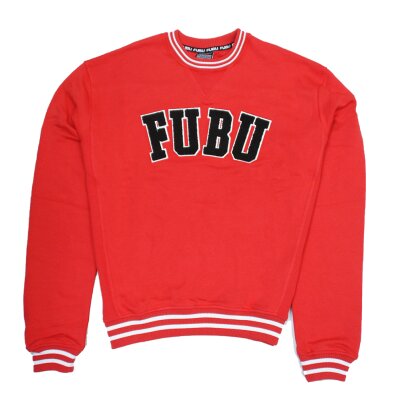 FUBU Herren Sweater College SSL red/black/white