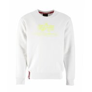 Alpha Industries Herren Sweater Basic Logo Neon Print...