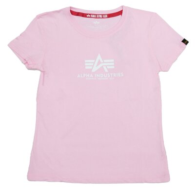 Alpha Industries Damen New Basic T-Shirt Neon pastel/neon pink