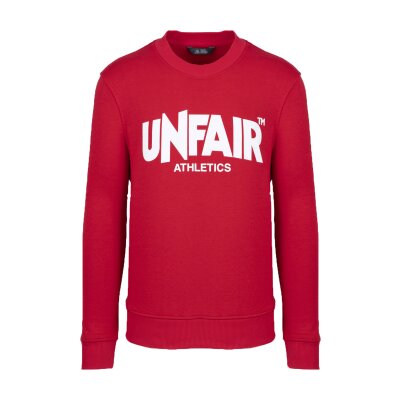 Unfair Athletics Herren Crewneck Unfair Classic Label red