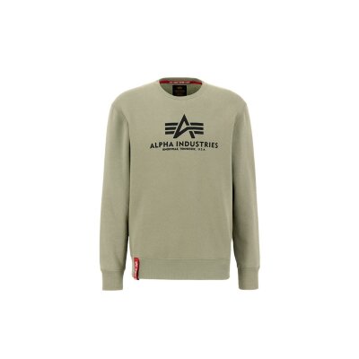 Alpha Industries Herren Sweater Basic Logo olive 3XL