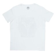 Carlo Colucci Herren T-Shirt mit Block Logo Print weiß