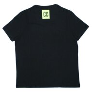 Carlo Colucci Herren T-Shirt mit Neon Print schwarz