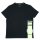 Carlo Colucci Herren T-Shirt mit Neon Print schwarz