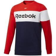 Reebok Herren Colour Block Crewneck Sweater red/white/blue