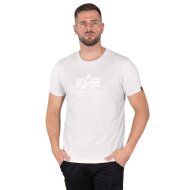 Alpha Industries Herren T-Shirt Basic Logo jet stream...