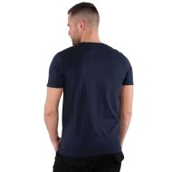 Alpha Industries Herren T-Shirt Basic Logo Reflective Print rep.blue
