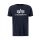 Alpha Industries Herren T-Shirt Basic Logo Reflective Print rep.blue L