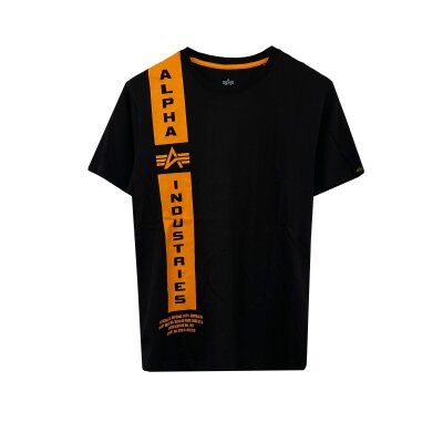 Alpha Industries Herren T-Shirt Defense black/orange