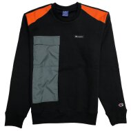 Champion Herren Crewneck Sweater black/orange/grey