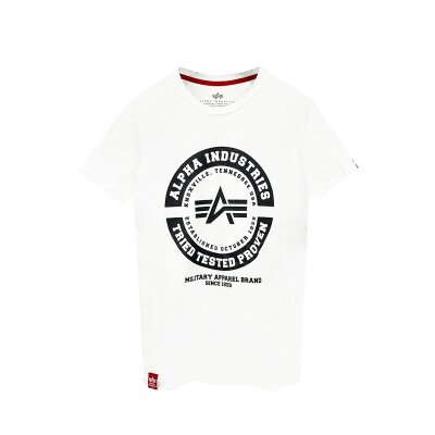 Alpha Industries Herren T-Shirt TTP white/black