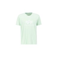 Alpha Industries Herren T-Shirt Basic Logo mint XS