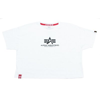 Alpha Industries Damen Basic T-Shirt COS white