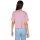 Alpha Industries Damen Basic T-Shirt COS silver pink