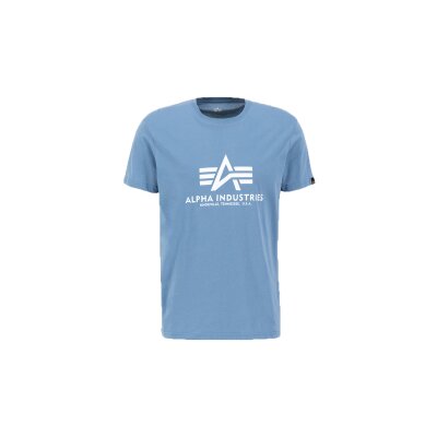 Alpha Industries Herren T-Shirt Basic Logo airforce blue