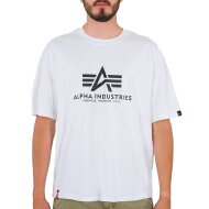 Alpha Industries Herren T-Shirt Basic OS Heavy white