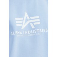 Alpha Industries Herren Sweater Basic Logo light blue