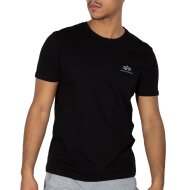 Alpha Industries Herren T-Shirt Backprint Reflective Print black/reflective