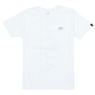 Alpha Industries Herren T-Shirt Backprint Reflective Print white/reflective