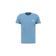 Alpha Industries Herren T-Shirt Basic Small Logo airforce blue