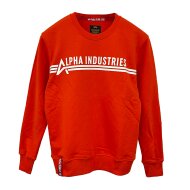 Alpha Industries Herren Sweater Alpha Industries atomic red