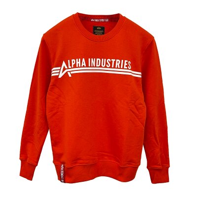 Alpha Industries Herren Sweater Alpha Industries atomic red S