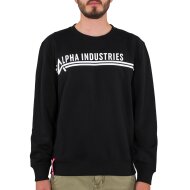 Alpha Industries Herren Sweater Alpha Industries black/white