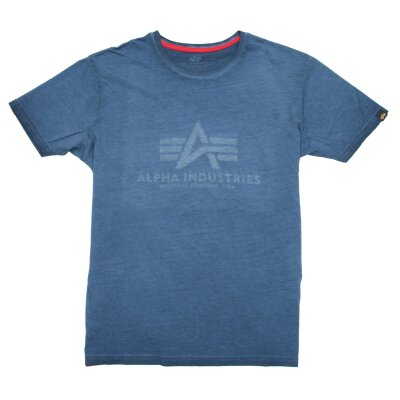 Alpha Industries Herren T-Shirt Oildye rep.blue