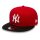 New Era 9FIFTY Snapback Cap New York Yankees Cotton Block red/black