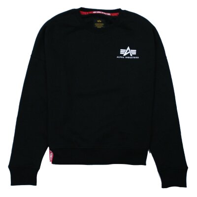 Alpha Industries Herren Sweater Basic OS ML black