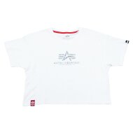 Alpha Industries Damen Basic T-Shirt COS Holografic Print...