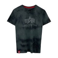 Alpha Industries Herren T-Shirt Basic Batik greyblack