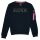 Alpha Industries Damen Embroidery Sweater Wmn black