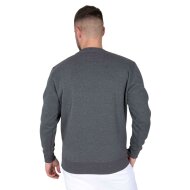 Alpha Industries Herren Sweater Basic Logo charcoal heather/white 3XL