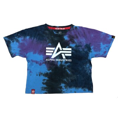 Alpha Industries Damen Big A Batik T-Shirt Wmn galaxy batik