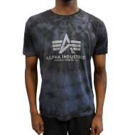 Alpha Industries Herren T-Shirt Basic Batik rep.blue