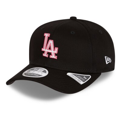 New Era 9FIFTY Stretch Snap Cap Neon Pop Los Angeles Dodgers black S/M