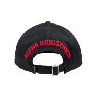 Alpha Industries 3D Cap black/red